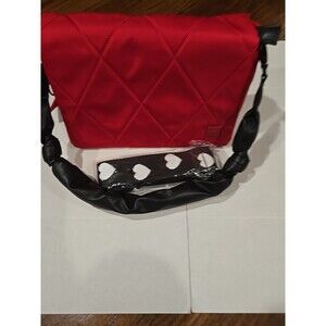 Shawn Killinger x IHKWIP Knotted Shoulder Bag Quilted Red Molten Lava + Strap